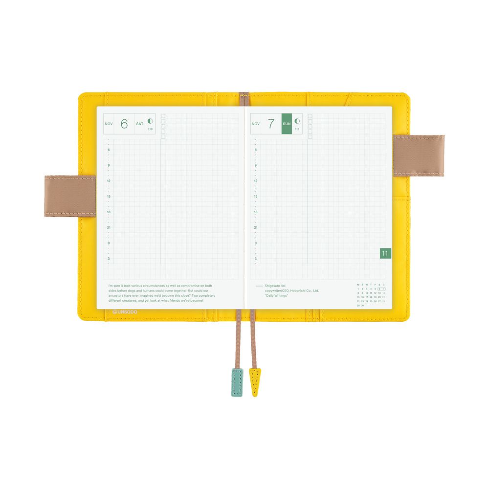 HOBONICHI | Funda COVER Original A6 - Unsodo (Bijutsukai - Ferry) - Imagen 7