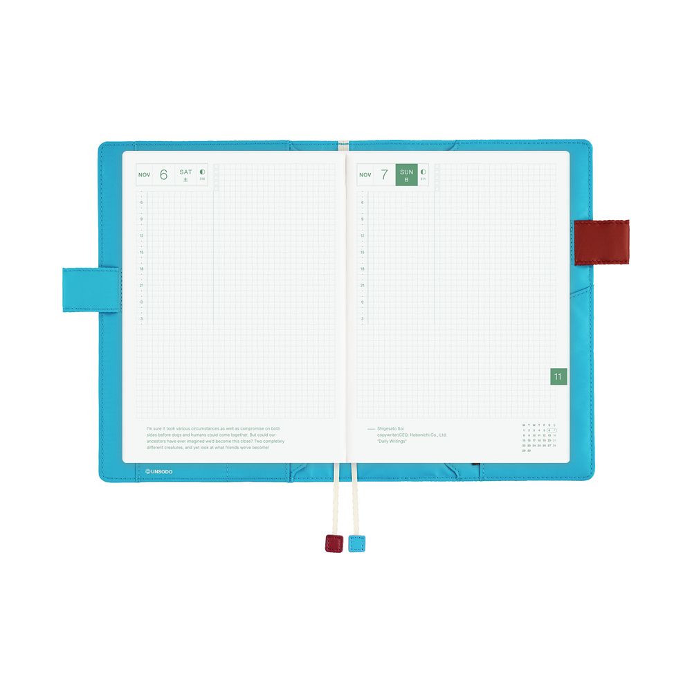 HOBONICHI | Funda COVER Cousin A5 - Unsodo (Shin-Bijutsukai - Flower) - Imagen 6