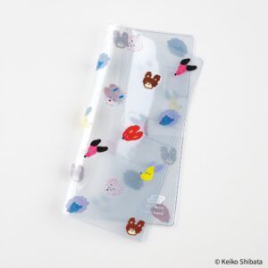 HOBONICHI | Funda Transparente Weeks - CLEAR COVER Weeks Keiko Shibata (Dog Ears Fluttering in the Wind)