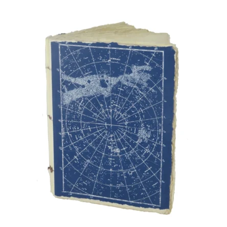 EPIGRAM | Cuaderno A5 Liso Artesanal Algodón – Sky Chart