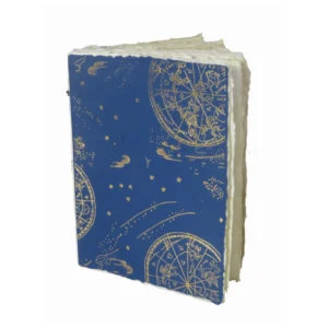 EPIGRAM | Cuaderno A5 Liso Artesanal Algodón - Zodiac Navy