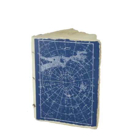 EPIGRAM | Cuaderno A6 Liso Artesanal Algodón – Sky Chart
