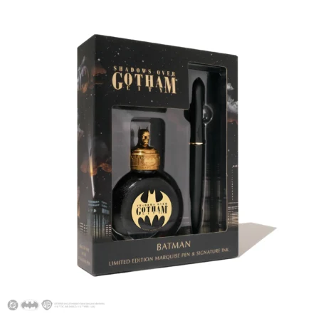 [PREVENTA] FERRIS WHEEL PRESS | BATMAN Shadows over Gotham City – Set Pluma Marquise+ Tintero 38 ml – Batman