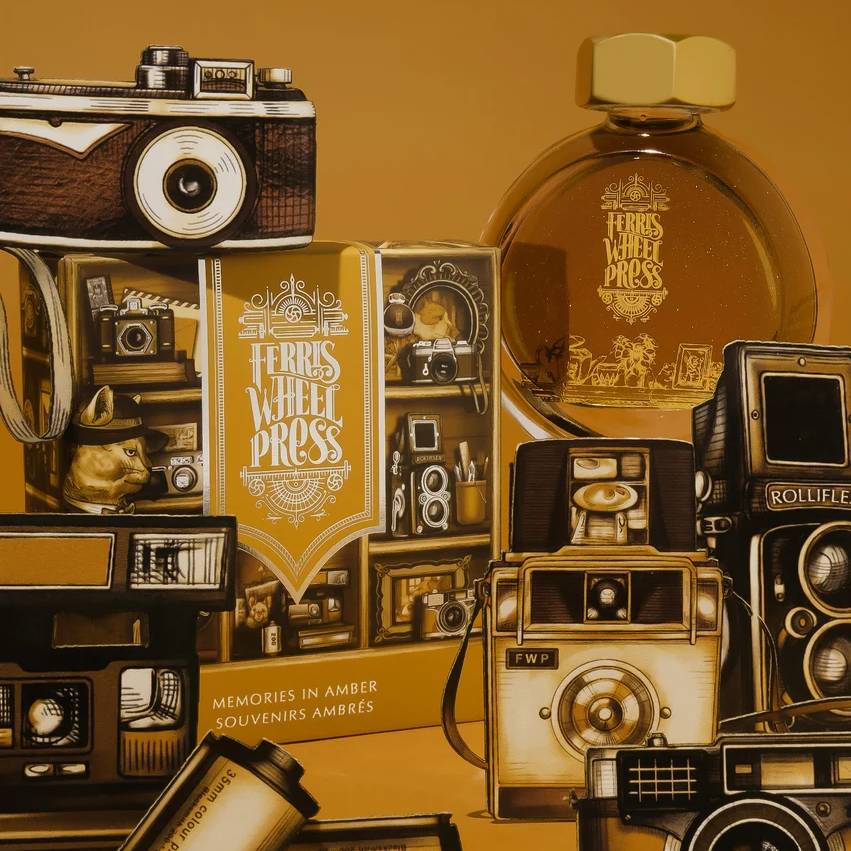 FERRIS WHEEL PRESS | Tintero Vidrio 38 ml - EVERYDAY SHIMMER Memories in Amber - Imagen 5