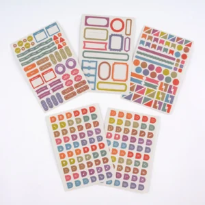 HOBONICHI | Set de Pegatinas de Planificación - TSUKI no IRO: Sticker Set (Schedule)