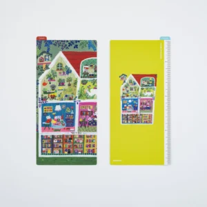 HOBONICHI | Plantilla de Escritura Weeks - Yumi Kitagishi: Pencil Board Weeks (Animal Condo)