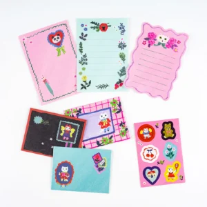 HOBONICHI | Set de Cartas Mini - Yumi Kitagishi (White Cat’s)