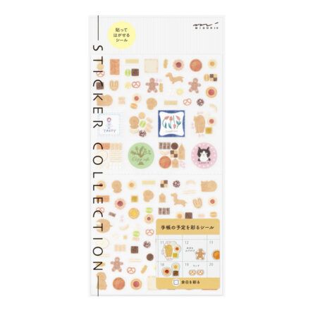 MIDORI | Pegatinas Sticker Collection 1 hoja – 2742 Margin Cookie