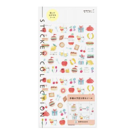 MIDORI | Pegatinas Sticker Collection 1 hoja – 2747 Side-Frame Motif