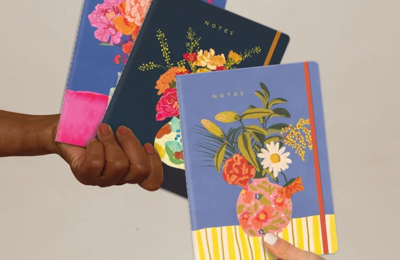 SEEDLINGS | Set 3 Cuadernos Rayados A5 – Lazy Daisy Sewn