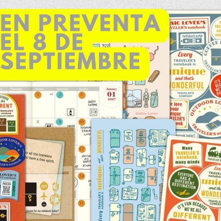 [PREVENTA] TRAVELER’S COMPANY | Agenda 2027 Semanal + Notas – TN Regular