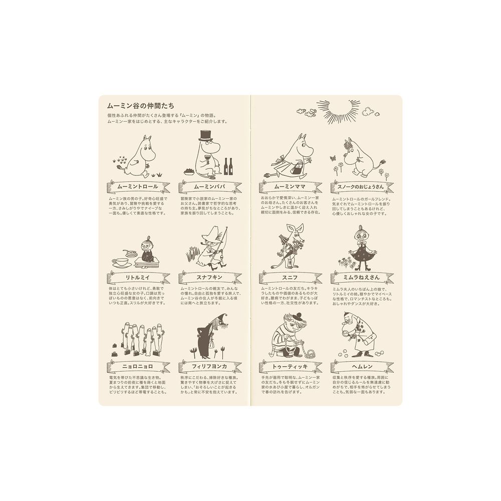 HOBONICHI | Agenda 2027 Semanal WEEKS B6 Slim - Moomin (A Day in the Life of Snufkin) JAP - Imagen 19