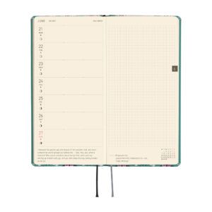 HOBONICHI | Agenda 2027 Semanal WEEKS B6 Slim - Yumi Kitagishi (White Cat Wallpaper) ENG