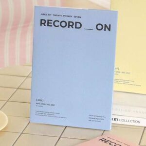 [PREVENTA] ICONIC | Agenda 2027 Mensual A4 RECORD ON MONTHLY - 01 Serenity Blue