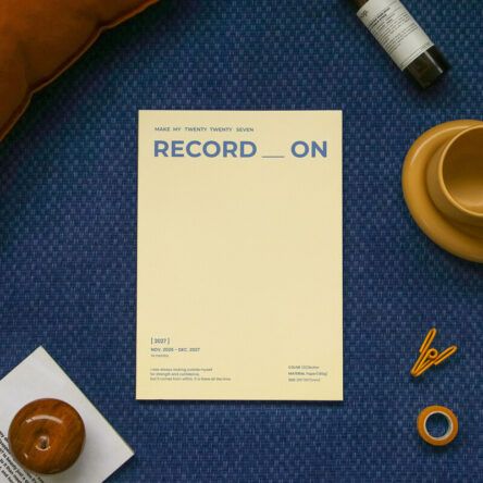 [PREVENTA] ICONIC | Agenda 2027 Mensual A4 RECORD ON MONTHLY – 02 Butter