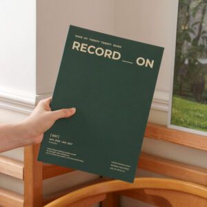 [PREVENTA] ICONIC | Agenda 2027 Mensual A4 RECORD ON MONTHLY - 04 Moss Green