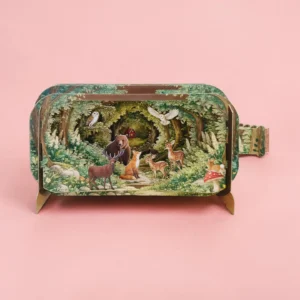 ALLJOY DESIGN | Tarjeta de Felicitación 3D - Message in A Bottle - Enchanted Woodland Friends