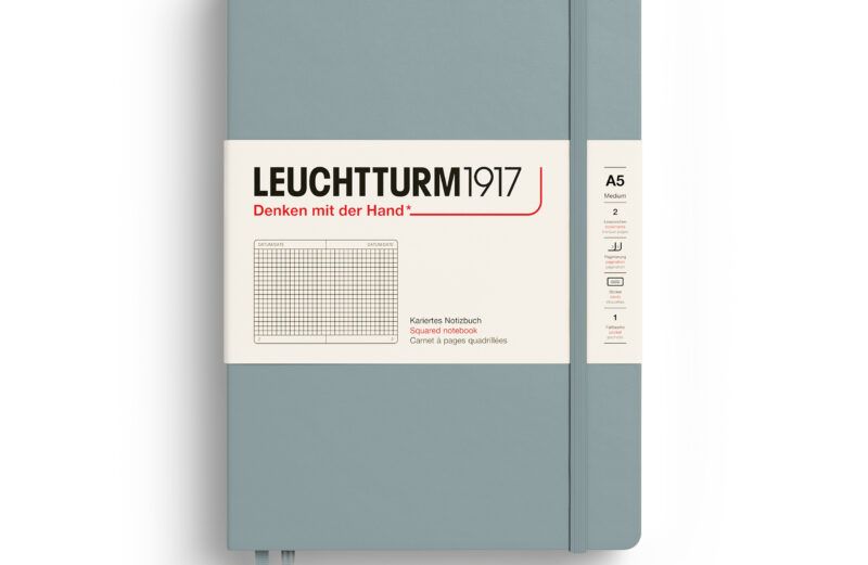 LEUCHTTURM1917 | Cuaderno A5 Cuadriculado MEDIUM – Dove