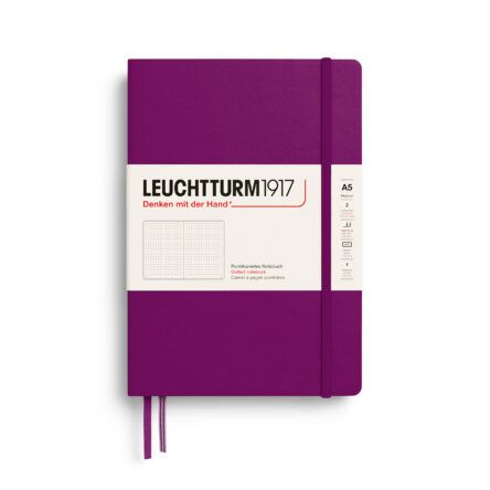 LEUCHTTURM1917 | Cuaderno A5 Malla Puntos MEDIUM – Burgundy