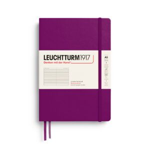 LEUCHTTURM1917 | Cuaderno A5 Rayado MEDIUM - Burgundy