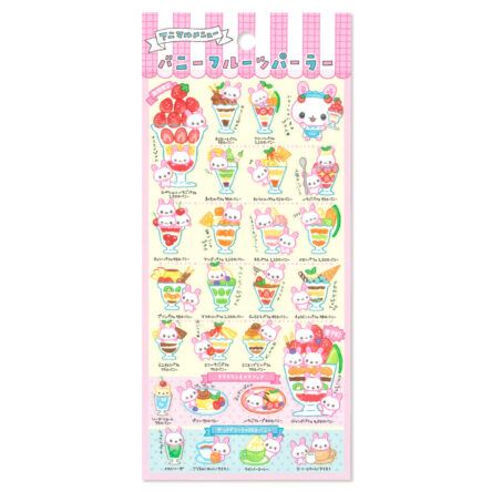 MIND WAVE | Pegatinas ANIMAL MENU Sticker – Bunny Fruit Parlor