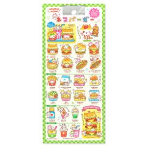 MIND WAVE | Pegatinas ANIMAL MENU Sticker – Cat Burger