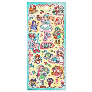 MIND WAVE | Pegatinas DOLLIE PIPPIN Sticker – Job Pop Girls