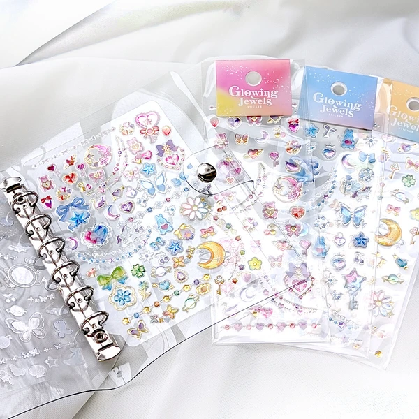 MIND WAVE | Pegatinas Glowing Jewels Sticker - Lovely - Imagen 3