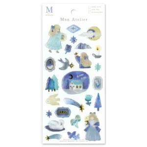 MIND WAVE | Pegatinas MON ATELIER Sticker – Midnight