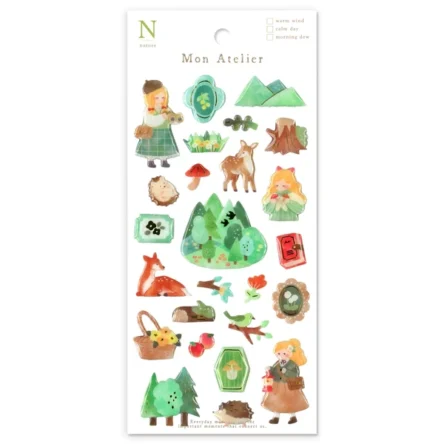 MIND WAVE | Pegatinas MON ATELIER Sticker – Nature