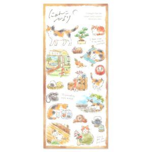 MIND WAVE | Pegatinas NYANKO BIYORI Sticker – Japanese Room