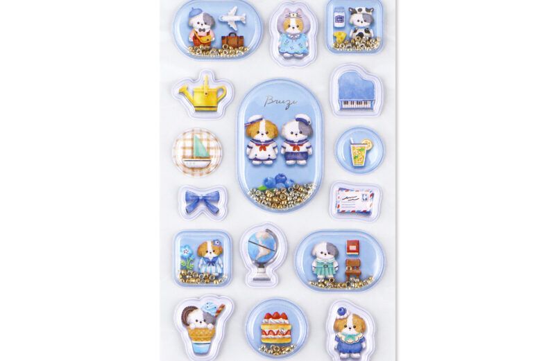 MIND WAVE | Pegatinas PETIT SILVER Sticker – Sailor Dog MIND WAVE | Pegatinas PETIT SILVER Sticker – Sailor Dog