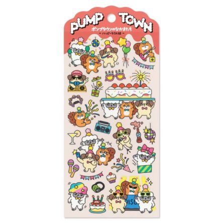 MIND WAVE | Pegatinas Pump Town Stickers – Happy Trio