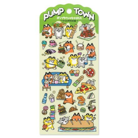 MIND WAVE | Pegatinas Pump Town Stickers – Foodie Trio