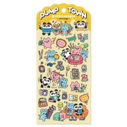 MIND WAVE | Pegatinas Pump Town Stickers – Otaku Trio